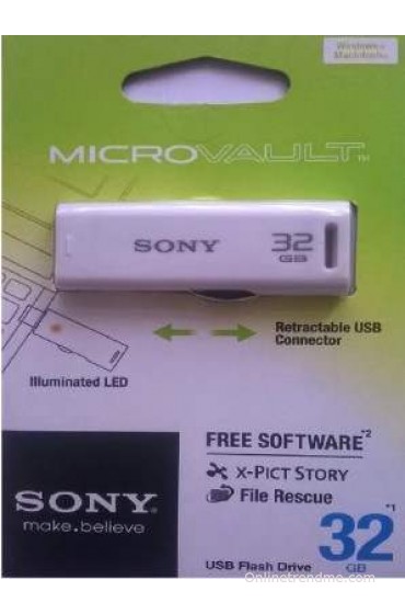 Sony USM32GR/WZ IN 31300489 32 GB Utility Pendrive(White) Sony USM32GR/WZ IN 31300489 32 GB Utility Pendrive(White)